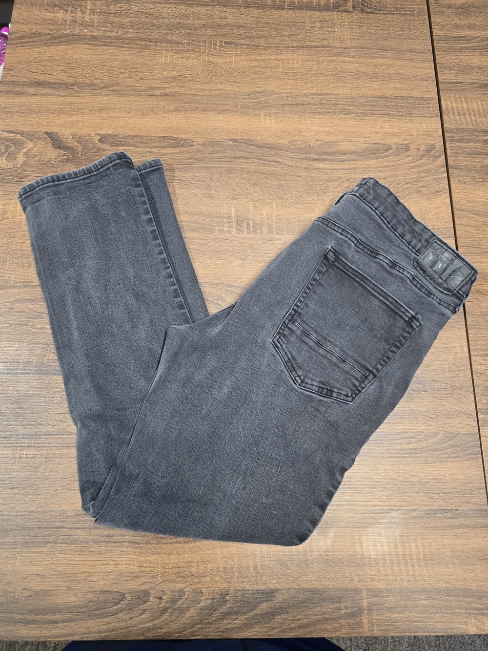 PacSun Men’s Slim Jeans 36x32 Black Charcoal Wash Active Stretch Denim